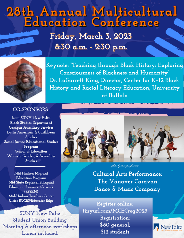 28th Annual Multicultural Education Conference: March 3, 2023 SUNY New Paltz Student Union Building
